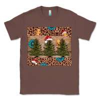 Chestnut Christmas trees leopard Classic Tee - AdoDesignShop