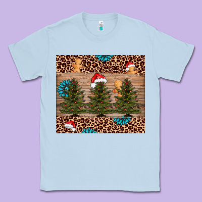 Christmas Trees Leopard Classic Tee Designed By Adodesignshop