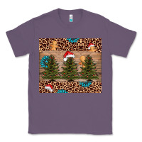 Lavender Christmas trees leopard Classic Tee - AdoDesignShop