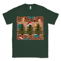 Sports Green Christmas trees leopard Classic Tee - AdoDesignShop