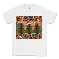 White Christmas trees leopard Classic Tee - AdoDesignShop