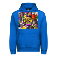 Cobalt mardi gras gamer Urban Hoodie - CowGirlArtShop