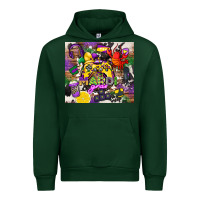 Forest Green mardi gras gamer Urban Hoodie - CowGirlArtShop