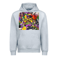 Heather Grey mardi gras gamer Urban Hoodie - CowGirlArtShop