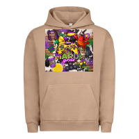 Pigment Burro mardi gras gamer Urban Hoodie - CowGirlArtShop