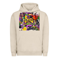Pigment French Oak mardi gras gamer Urban Hoodie - CowGirlArtShop