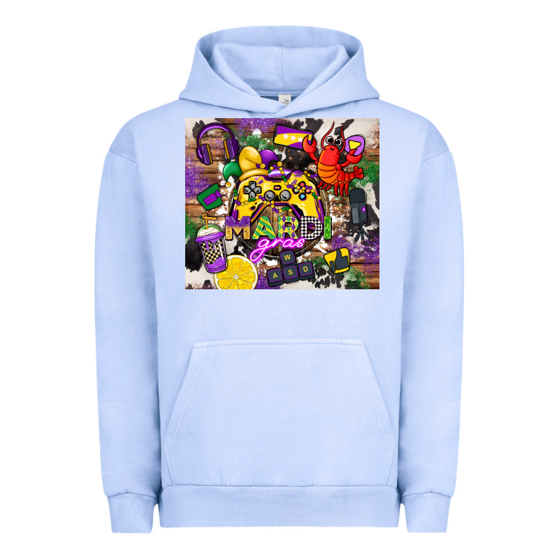 Mardi Gras Gamer Urban Hoodie by CowGirlArtShop | Teevron