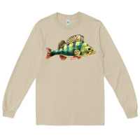 Mushroom Perch Fish Long Sleeve Tee - LillyAllenDesigns