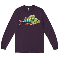 Plum Perch Fish Long Sleeve Tee - LillyAllenDesigns