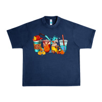 Navy firefighter coffee cups Urban Heavy Tee - AdoDesignShop