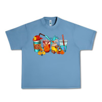 Pebble Blue firefighter coffee cups Urban Heavy Tee - AdoDesignShop