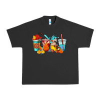 Pigment Black firefighter coffee cups Urban Heavy Tee - AdoDesignShop