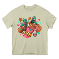 Mossy pink christmas black girl sneakers Heavy Core Tee - RanaPortraitStore