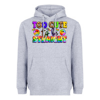 Heather Grey cute and colorful pride message Heavyweight Hoodie - LillyAllenDesigns