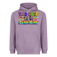 Lavender cute and colorful pride message Heavyweight Hoodie - LillyAllenDesigns