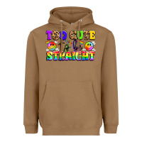 Toasted Coconut cute and colorful pride message Heavyweight Hoodie - LillyAllenDesigns