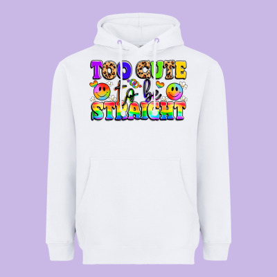 Cute And Colorful Pride Message Heavyweight Hoodie Designed By Lillyallendesigns