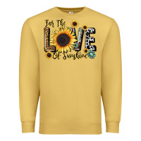 Antique Gold for the love of sunshine Premium Sweatshirt - LillyAllenDesigns