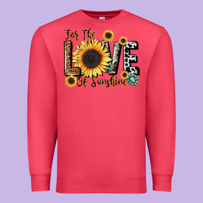 For The Love Of Sunshine Premium Sweatshirt Designed By Lillyallendesigns
