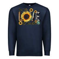 Navy for the love of sunshine Premium Sweatshirt - LillyAllenDesigns