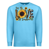 Ocean Blue for the love of sunshine Premium Sweatshirt - LillyAllenDesigns