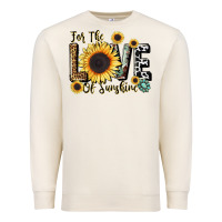 Sandshell for the love of sunshine Premium Sweatshirt - LillyAllenDesigns