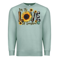 Seafoam for the love of sunshine Premium Sweatshirt - LillyAllenDesigns