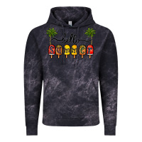 Cloud Black 1hello summer Vintage Hoodie - CowhideDigitalArt