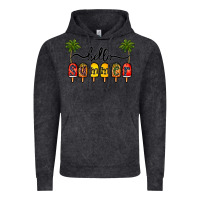 Vintage Black 1hello summer Vintage Hoodie - CowhideDigitalArt