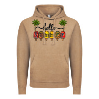 Vintage Coffee 1hello summer Vintage Hoodie - CowhideDigitalArt