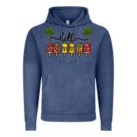 Vintage Denim 1hello summer Vintage Hoodie - CowhideDigitalArt