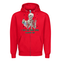 Red i like my books spicy and coffee icy Zipper Hoodie - MaliasSmallBusiness