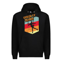 Black Queen Of Tennis Premium Hoodie - Bettercallsaul