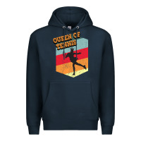 Navy Queen Of Tennis Premium Hoodie - Bettercallsaul