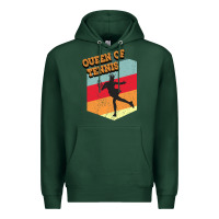 Sports Green Queen Of Tennis Premium Hoodie - Bettercallsaul