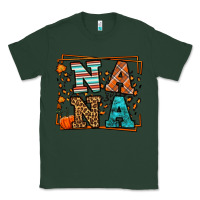 Sports Green Fall Autumn Leopard Nana Classic Tee - LillyAllenDesigns