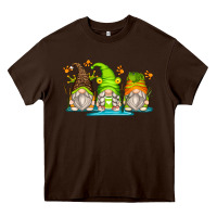 Chocolate Brown frog gnomes Heavy Core Tee - Zillion Design Studio