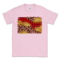 Bubblegum Pink christmas leopard glitter background Classic Tee - AdoDesignShop