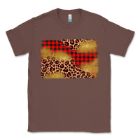 Chestnut christmas leopard glitter background Classic Tee - AdoDesignShop