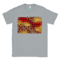 Heather Grey christmas leopard glitter background Classic Tee - AdoDesignShop