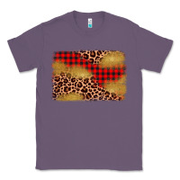 Lavender christmas leopard glitter background Classic Tee - AdoDesignShop