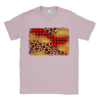 Lilac christmas leopard glitter background Classic Tee - AdoDesignShop