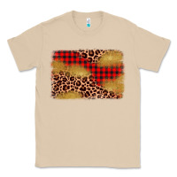 Mushroom christmas leopard glitter background Classic Tee - AdoDesignShop