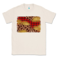 Natural christmas leopard glitter background Classic Tee - AdoDesignShop