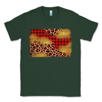 Sports Green christmas leopard glitter background Classic Tee - AdoDesignShop