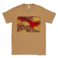 Toasted Coconut christmas leopard glitter background Classic Tee - AdoDesignShop