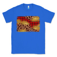 True Royal christmas leopard glitter background Classic Tee - AdoDesignShop