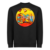 Black firefighter coasters Heavyweight Sweatshirt - AdoDesignShop