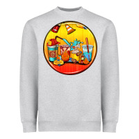 Heather Grey firefighter coasters Heavyweight Sweatshirt - AdoDesignShop