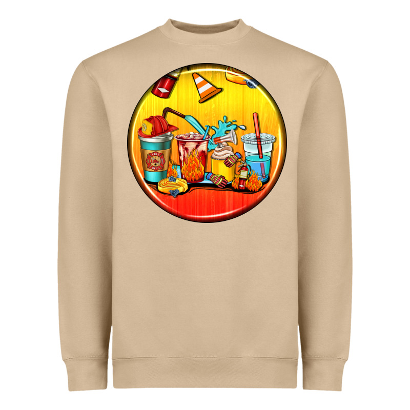 Firefighter Coasters Heavyweight Sweatshirt by AdoDesignShop | Teevron